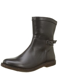 Bottes marron foncé Kickers