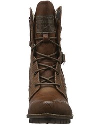 Bottes marron foncé Mustang