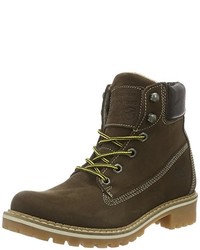 Bottes marron foncé Mustang