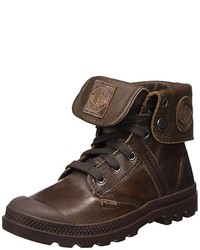 Bottes marron foncé Palladium