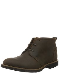 Bottes marron foncé Rockport