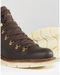 Bottes marron foncé Timberland