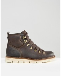 Bottes marron foncé Timberland