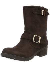 Bottes marron foncé XTI