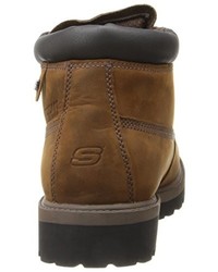 Bottes marron Skechers