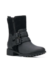 Bottes mi-mollet en cuir noires UGG Australia