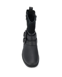 Bottes mi-mollet en cuir noires UGG Australia