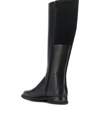 Bottes mi-mollet en cuir noires Camper