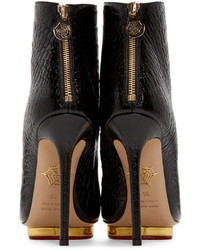 Bottes noires Charlotte Olympia