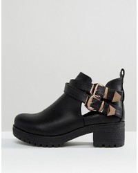 Bottes noires London Rebel