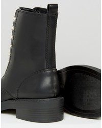 Bottes noires Pull&Bear