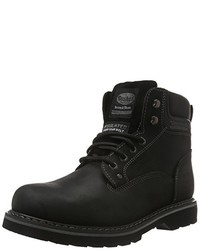 Bottes noires Dockers by Gerli