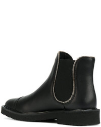 Bottes noires Giuseppe Zanotti Design