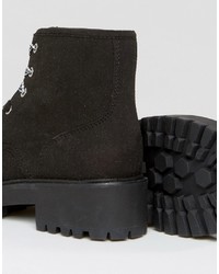 Bottes noires Pull&Bear