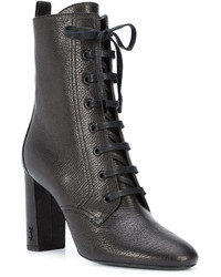 Bottes noires Saint Laurent