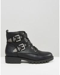 Bottes noires London Rebel