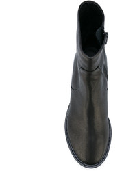 Bottes noires MM6 MAISON MARGIELA