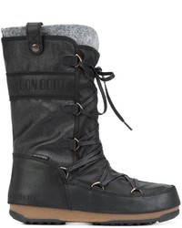 Bottes noires Moon Boot