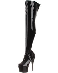 Bottes noires Pleaser