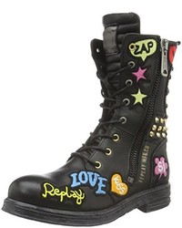 Bottes noires Replay