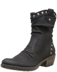 Bottes noires Rieker