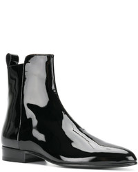 Bottes noires Saint Laurent