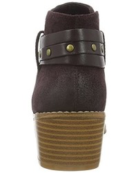 Bottes pourpre foncé Clarks