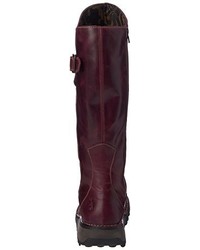 Bottes pourpre foncé Fly London