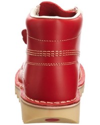 Bottes rouges Kickers
