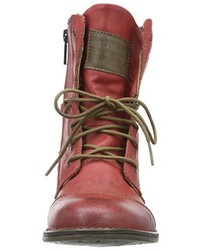 Bottes rouges Mustang