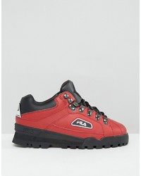 Bottes rouges Fila