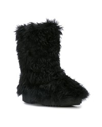 Bottes ugg noires Saint Laurent