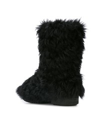 Bottes ugg noires Saint Laurent