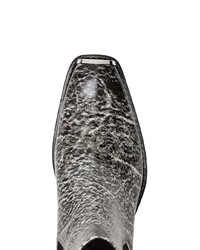 Bottes western en cuir gris foncé Calvin Klein 205W39nyc