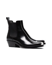 Bottes western en cuir noires Calvin Klein 205W39nyc