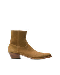 Bottes western moutarde