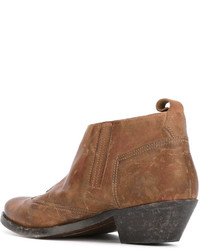 Bottes western tabac Golden Goose Deluxe Brand