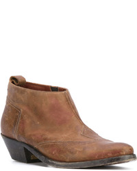 Bottes western tabac Golden Goose Deluxe Brand