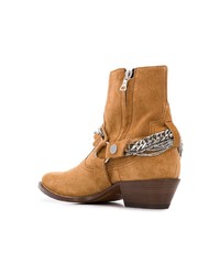 Bottes western tabac Amiri