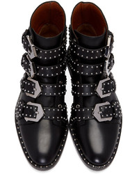 Bottines à clous noires Givenchy