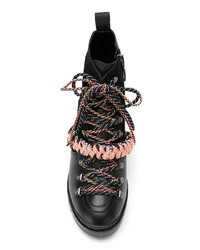 Bottines à lacets en cuir noires Schutz