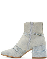 Bottines bleu clair MM6 MAISON MARGIELA