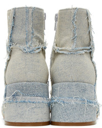 Bottines bleu clair MM6 MAISON MARGIELA