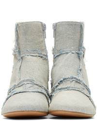 Bottines bleu clair MM6 MAISON MARGIELA