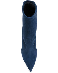 Bottines bleu marine Casadei