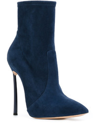 Bottines bleu marine Casadei