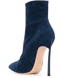 Bottines bleu marine Casadei