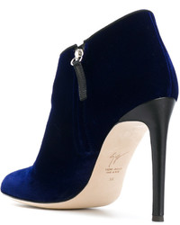 Bottines bleu marine Giuseppe Zanotti Design