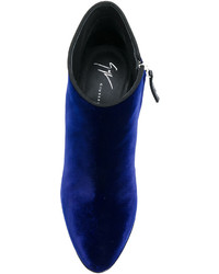 Bottines bleu marine Giuseppe Zanotti Design