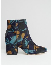 Bottines bleu marine Asos